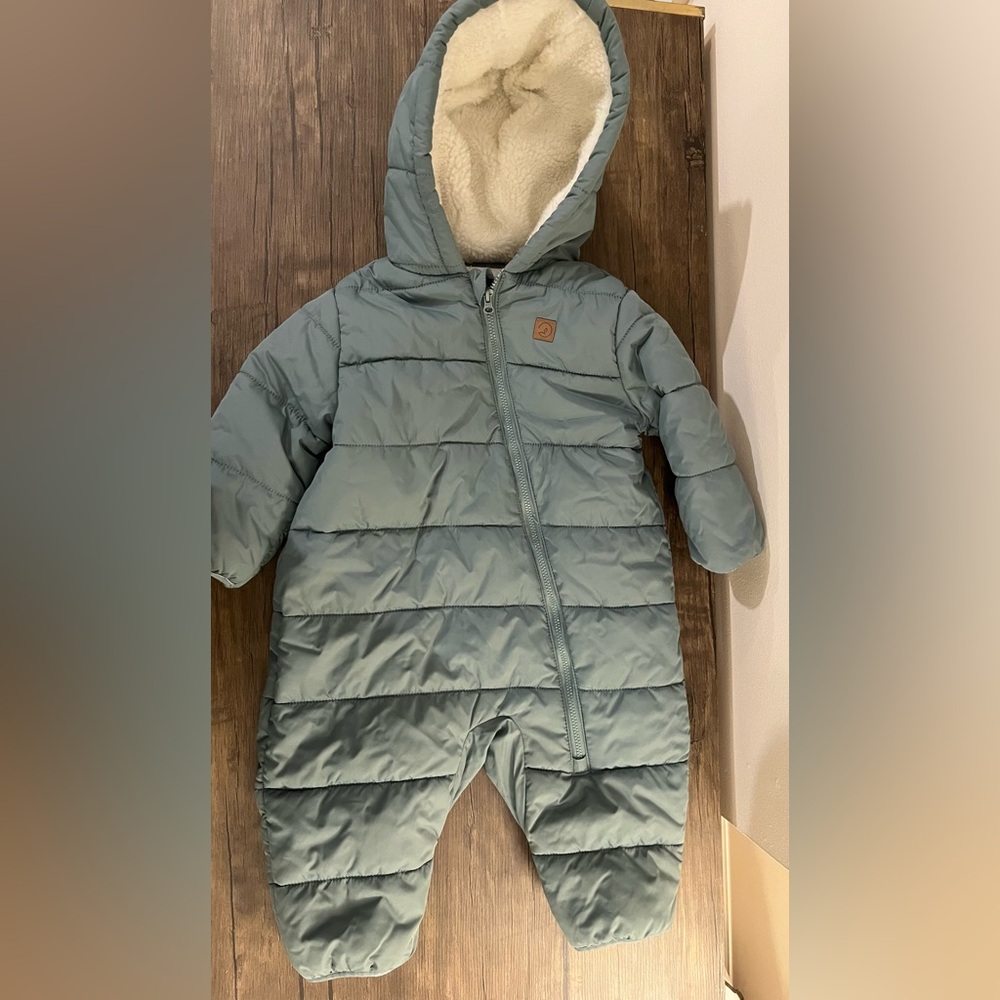 Carter’s Little Planet Teal Puffer Snowsuit for Baby